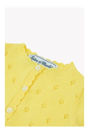 Cardigan giallo in cotone TARTINE ET CHOCOLAT KIDS | CC180517026E